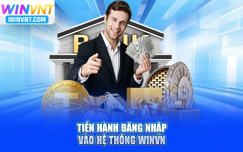 Tiến hành đăng nhập vào hệ thống Winvn